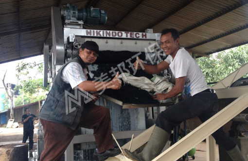 印度尼西亚印染污泥脱水机案例